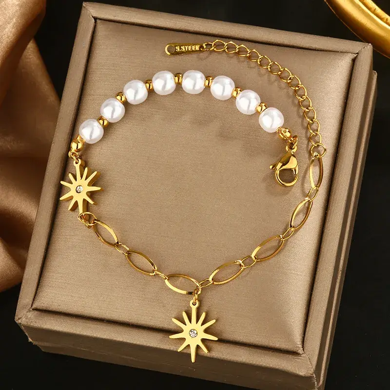 Pearl Charm Bracelet - FY0012